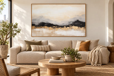 Golden Peaks – wall art by Artworld