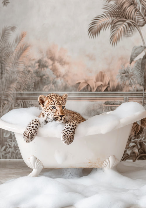 Leopard’s Bubble Delight