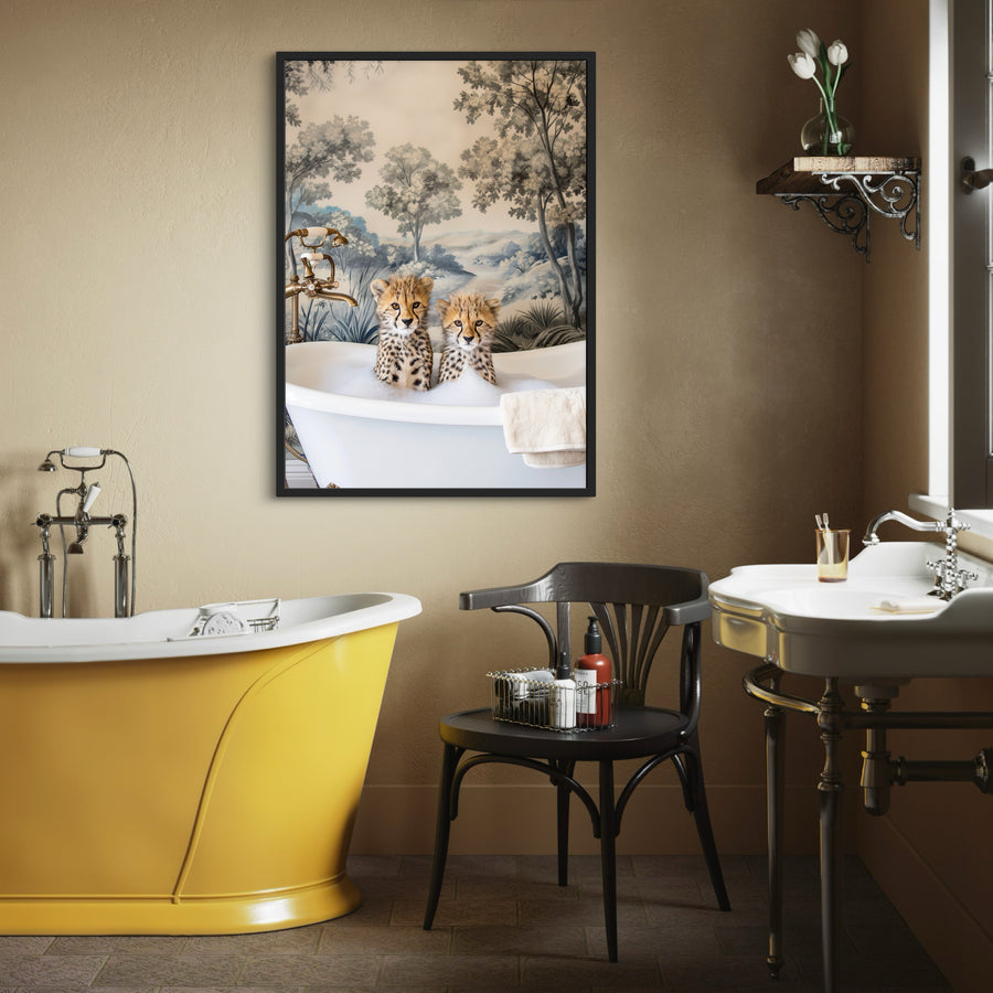 Cheetah Bath Time Duo