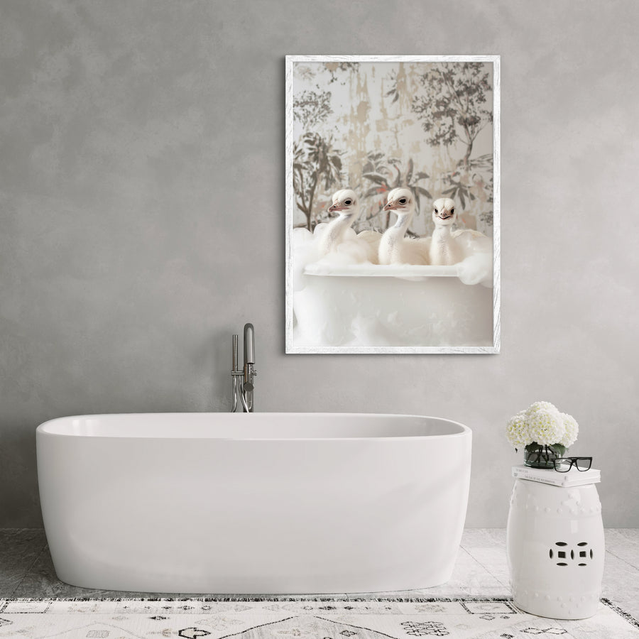 Ostrich Bath Time Delight
