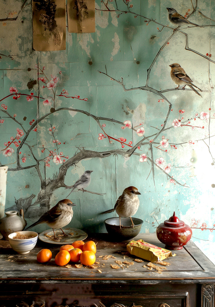 Blossoms and Birds