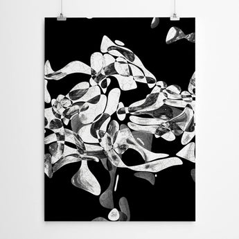 Artworld Wall Art Black And White Abstract Canvas Art 37