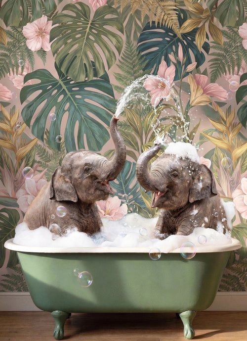 Elephant Bath Time Botanical Bliss