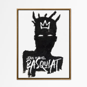 Artworld Wall Art Jean Michel Basquiat Black and White Art
