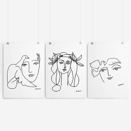 Minimalist Black And White Art