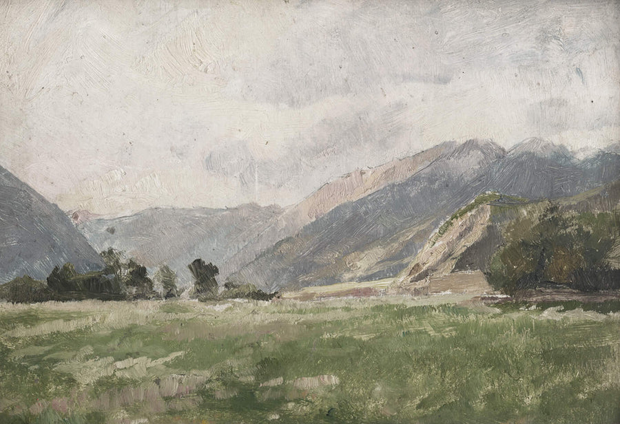 Mountain landscape painting