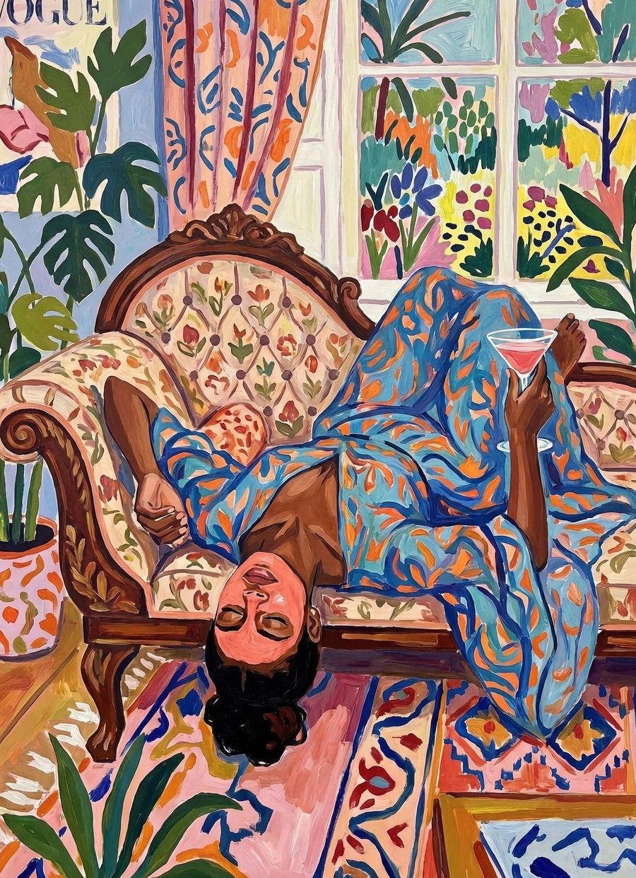 The Floral Chaise