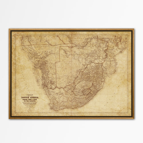 Vintage Map South Africa