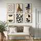 Neutral abstract wall art