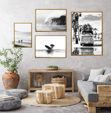 Black and White Beach Art — wall art South Africa