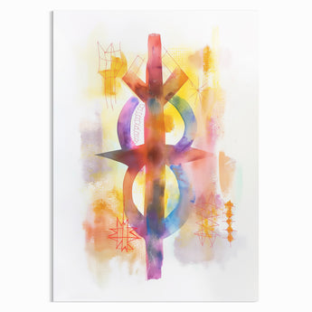 Ethnic Watercolour Symbol