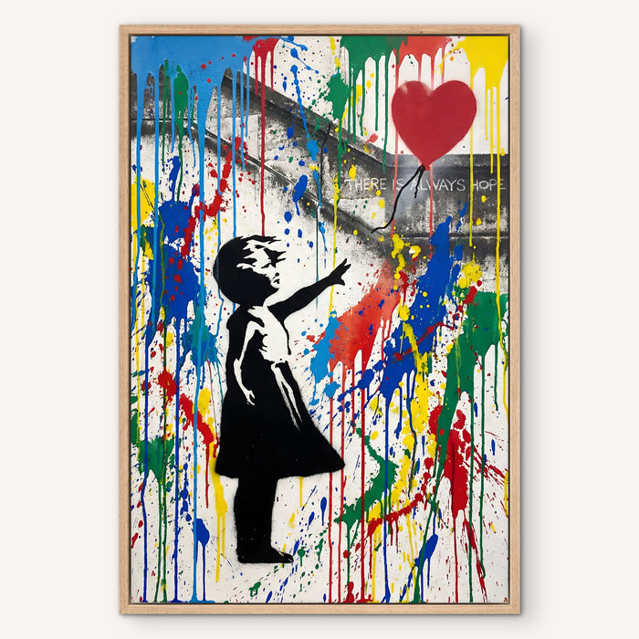 Graffiti Canvas Framed