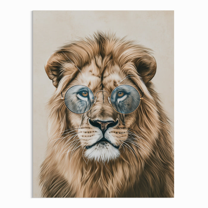 Groovy Lion Poster