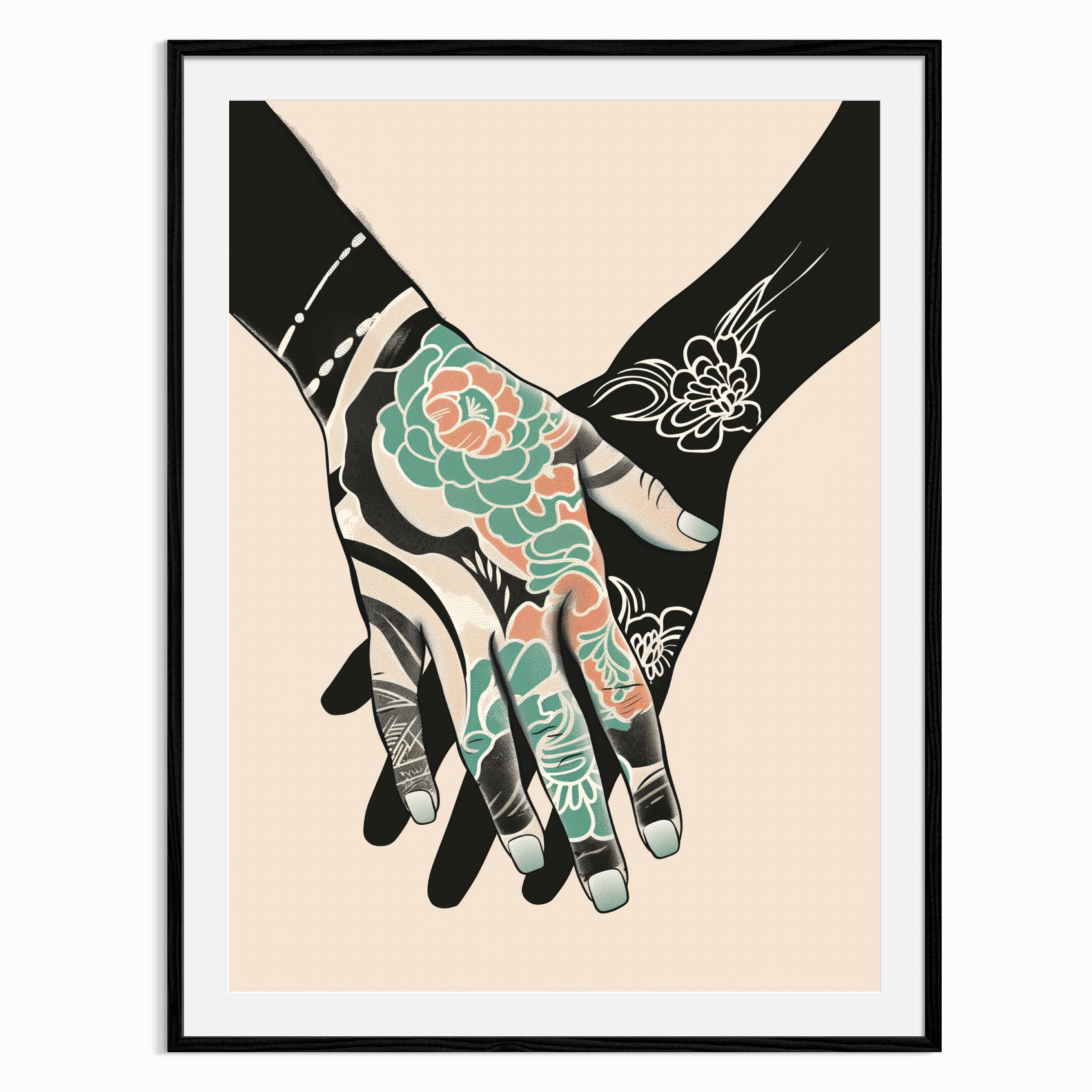 Holding Hands Poster – Artworld