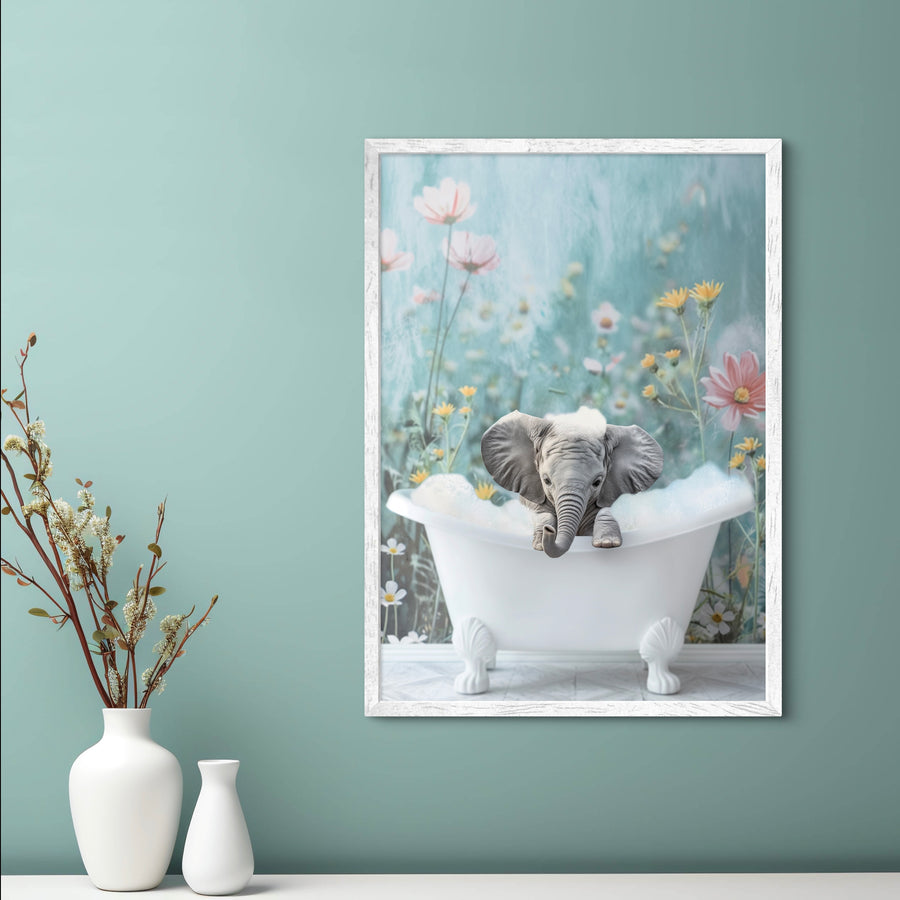 Blue Blossom Bath