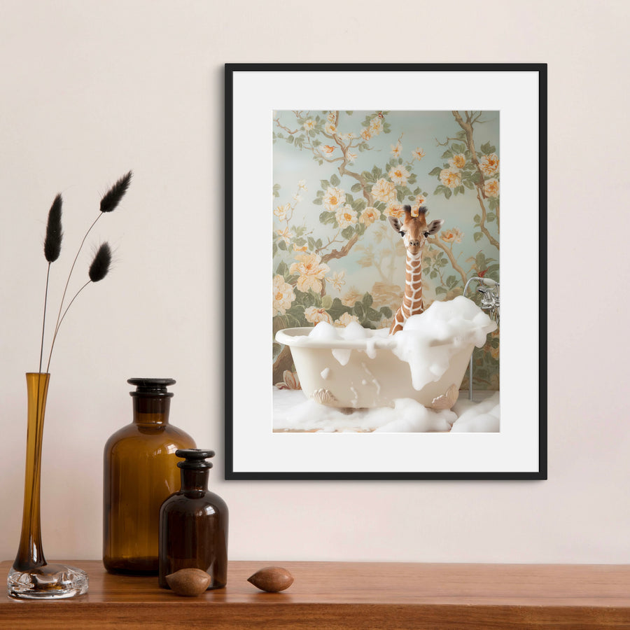 Giraffe Blossom Bath