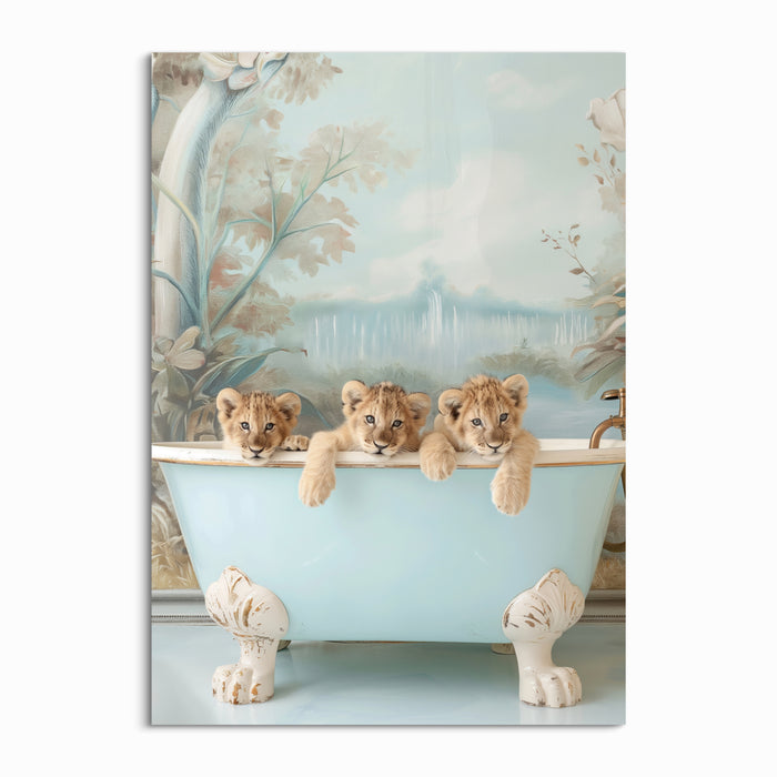 Blue Lagoon Lion Cubs