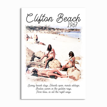 Sun-Kissed Days at Clifton Beach - 1967