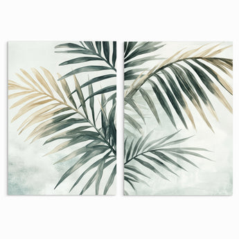 Watercolour Palm Leaf Set