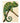 Green Chameleon Charm