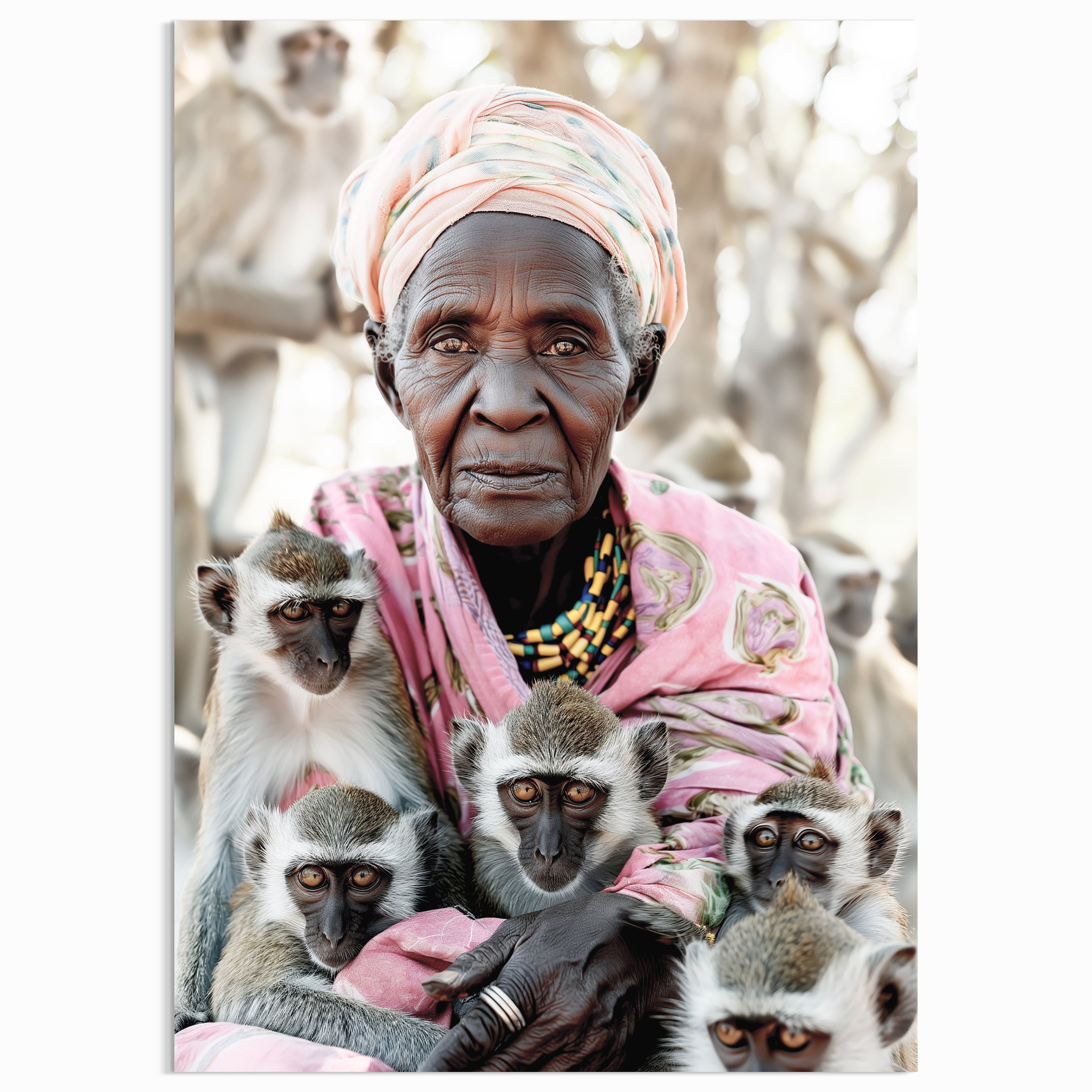 Monkey Wonen Monkey Woman - Photography Art – Artworld