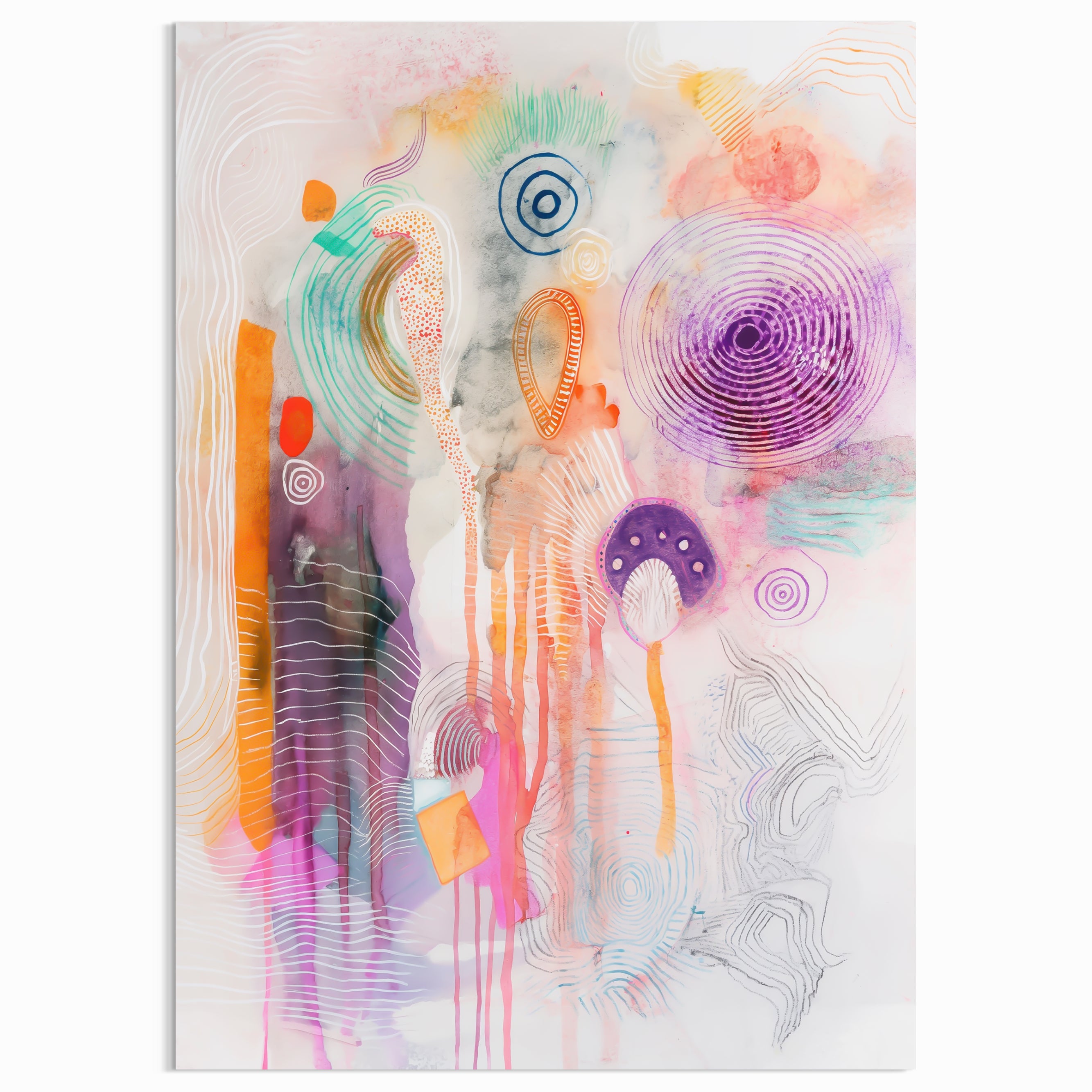 Mushroom Abstract Painting Artworld mushroom-abstract-painting-artworld