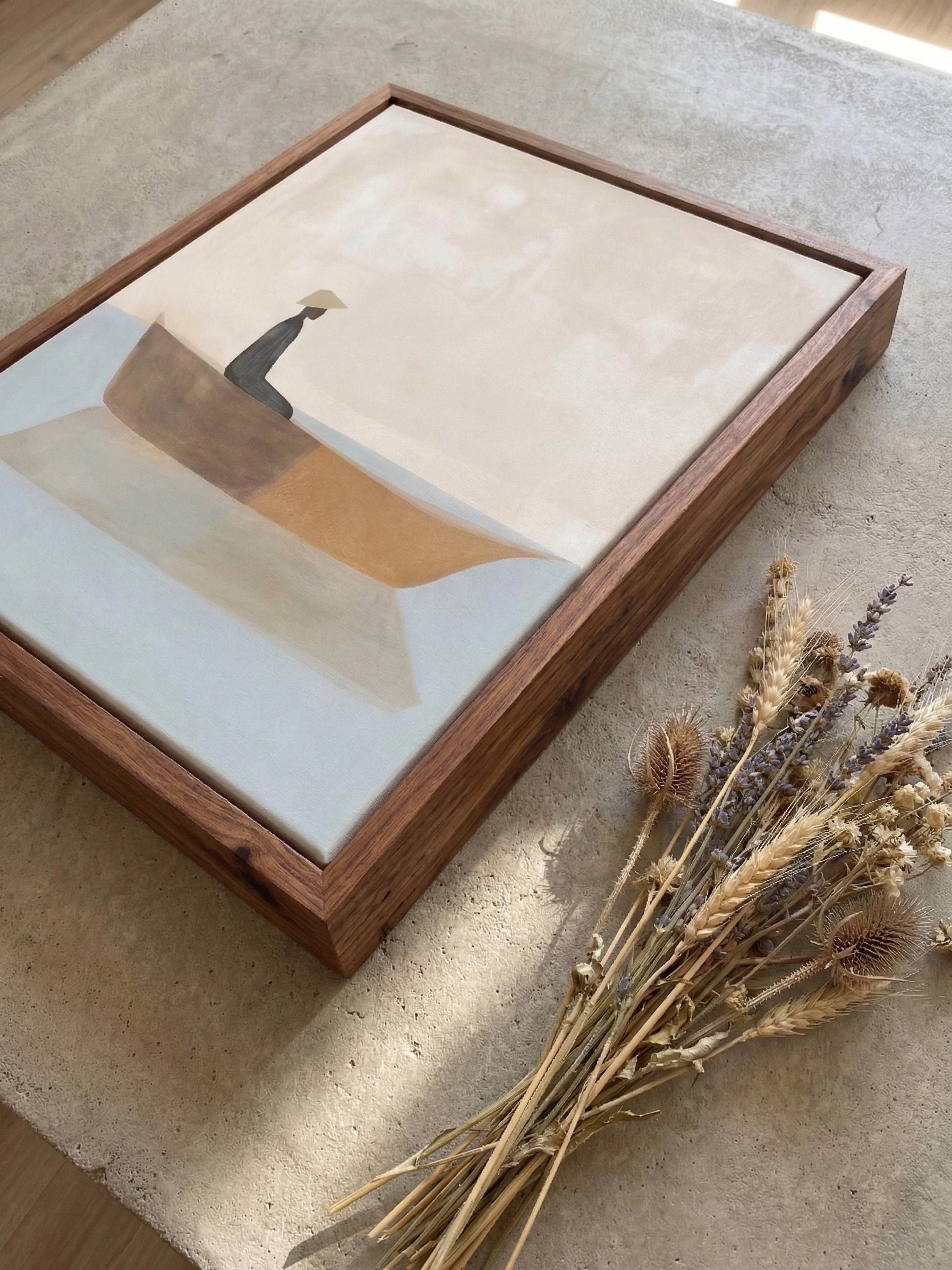 Black and White Abstarct Protea Art – Artworld