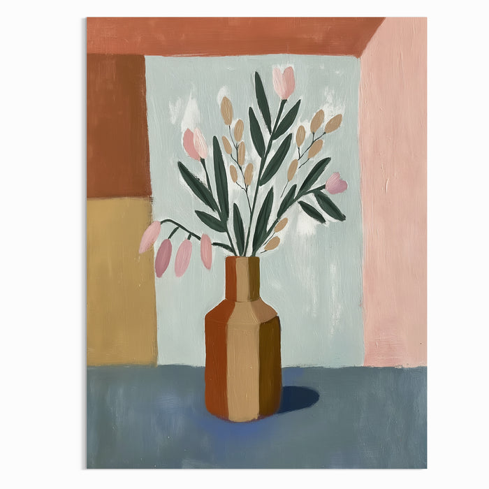 Pastel Flowers Wall Art
