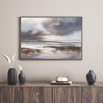 Artworld Wall Art Abstract Beach Art Painting Print 208