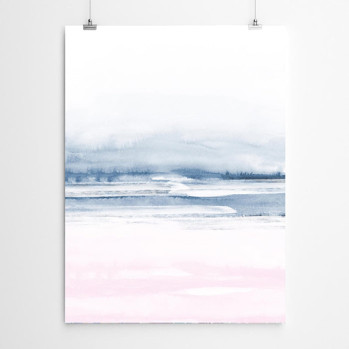 Abstract Beach Sunrise Wall Art