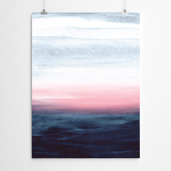 Artworld Wall Art Abstract Beach Sunset Print 9