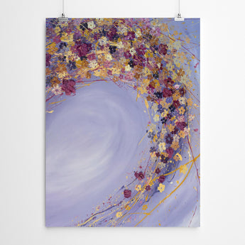 Artworld Wall Art Abstract Floral Painting Wall Art Print