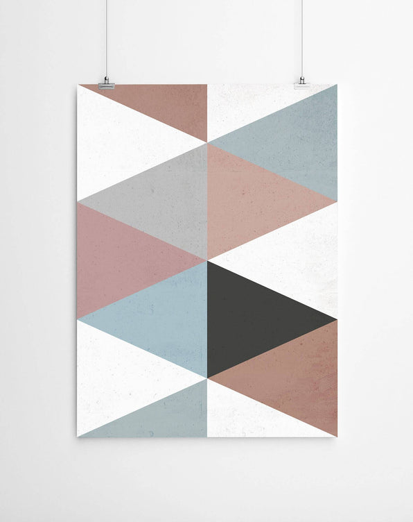 Abstract Geometric Art Print