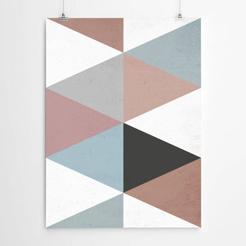 Abstract Geometric Art Print