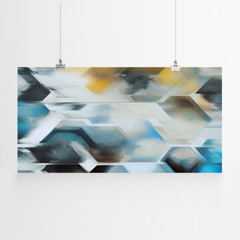 Artworld Wall Art Abstract geometric wall art 3002