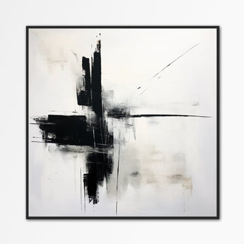 Artworld Wall Art Abstract Horizons Black and White