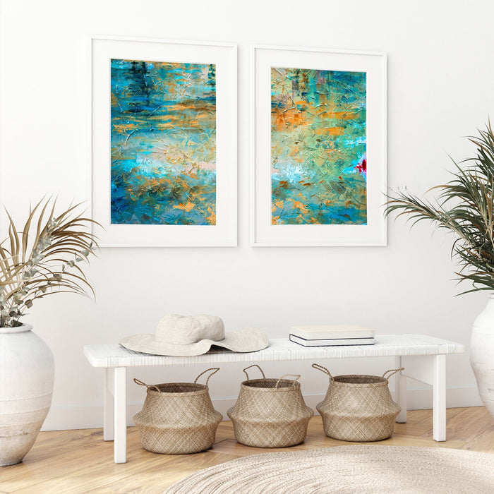 Abstract Oil Painting Print