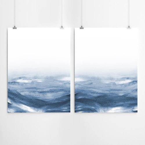 Abstract watercolour wall art
