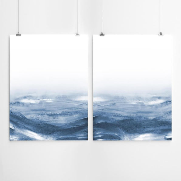 Abstract watercolour wall art