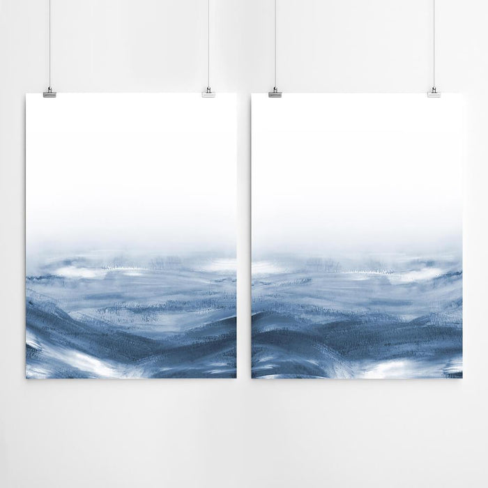 Abstract watercolour wall art