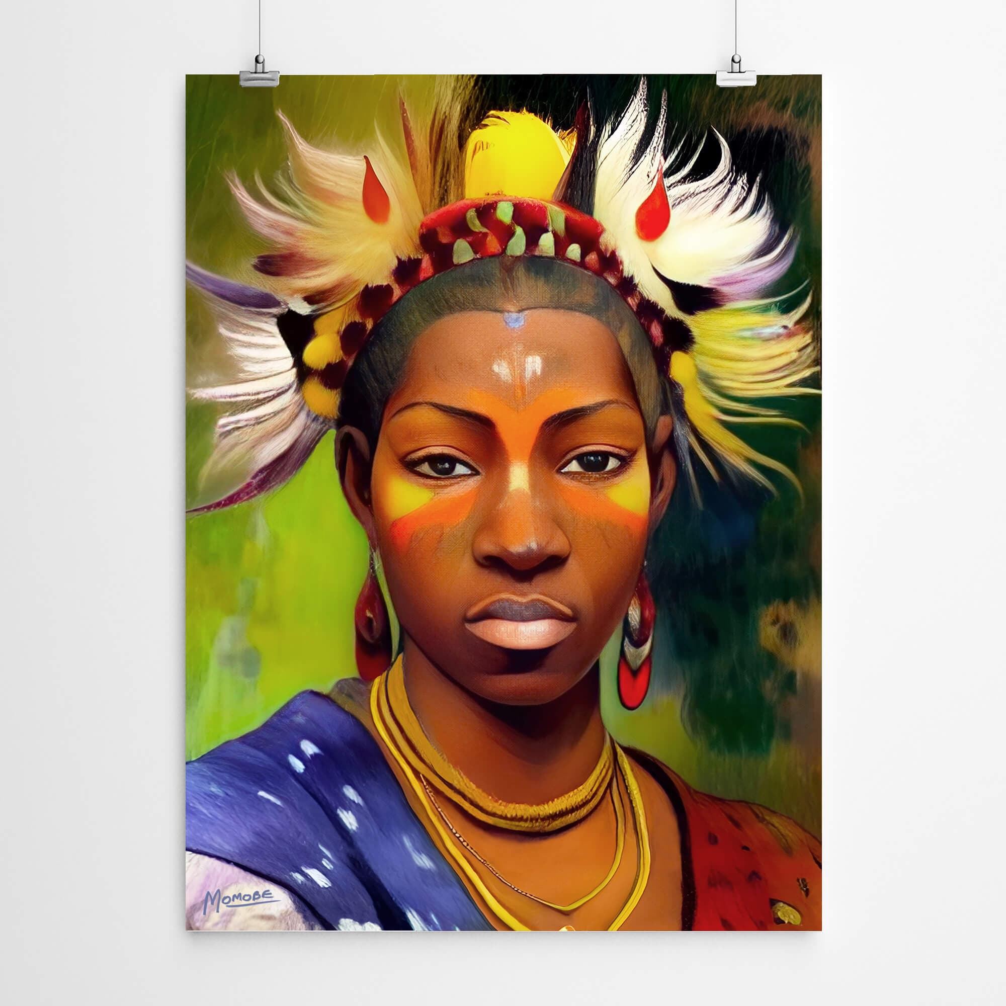 Artworld Wall Art African Portrait Art
