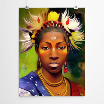 Artworld Wall Art African Portrait Art