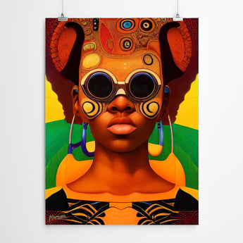 Artworld Wall Art African Portrait Art Print 2022