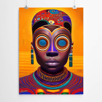 Artworld Wall Art African Portrait Wall Art