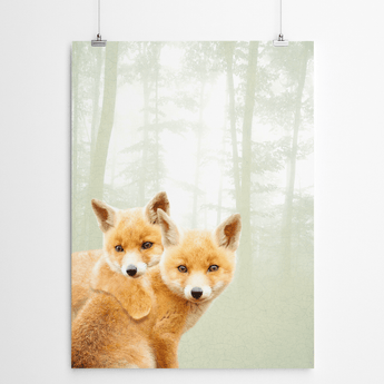 Artworld Wall Art Baby Fox Print 92