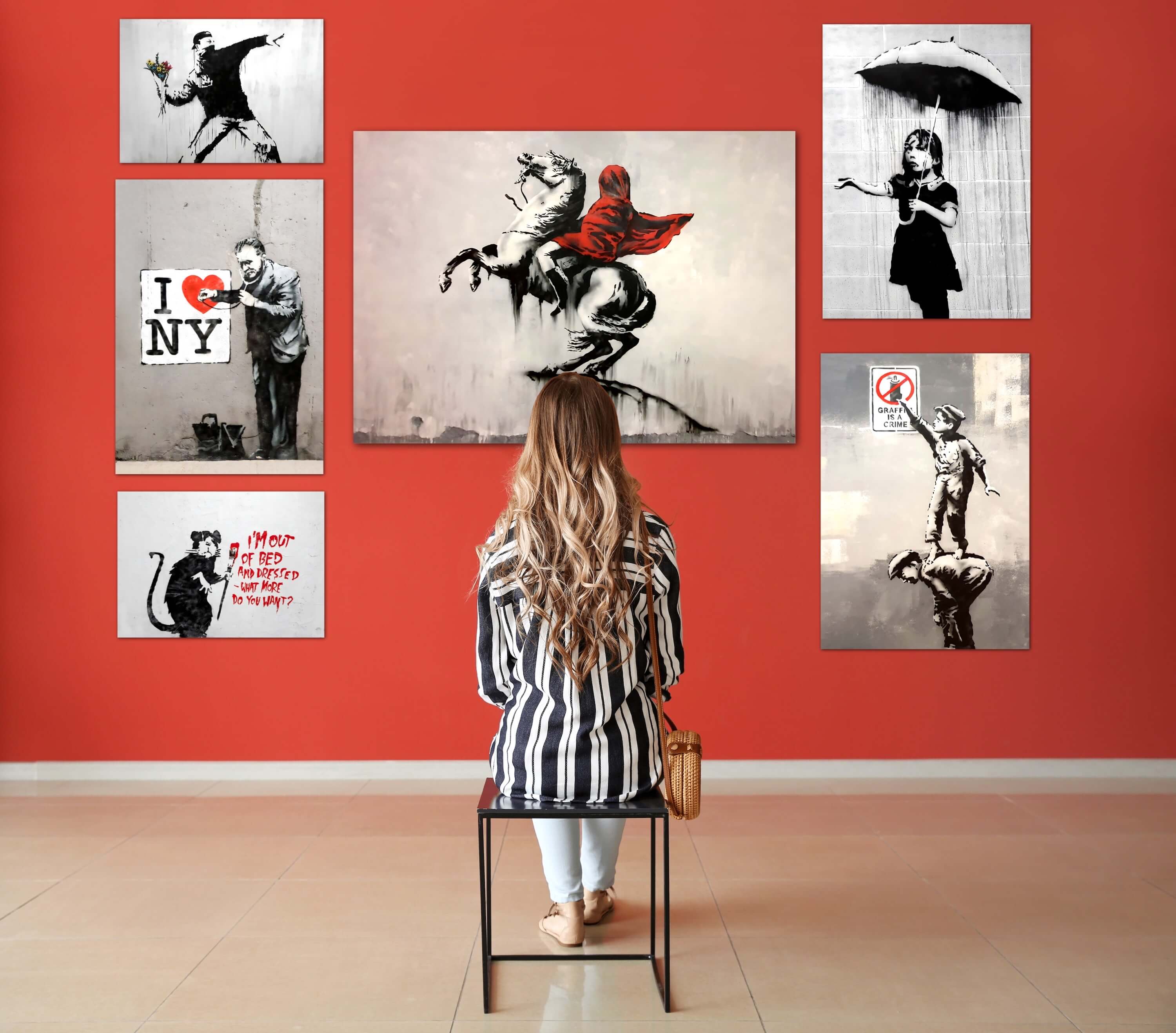 Banksy Horse Rider Print – Artworld