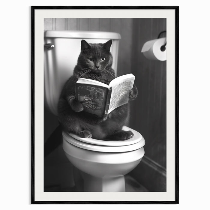Plus Size Kitty on the Loo