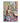 Illustration of a brown and cream terrier sitting on a decorative toilet reading a Bauhaus magazine in a colourful,