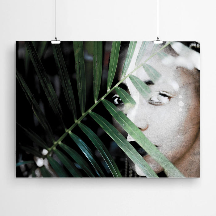 Beautiful African Woman Potrait Artwork
