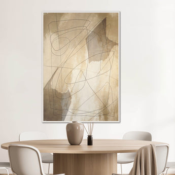 Artworld Wall Art Beige Contemporary Wall Art